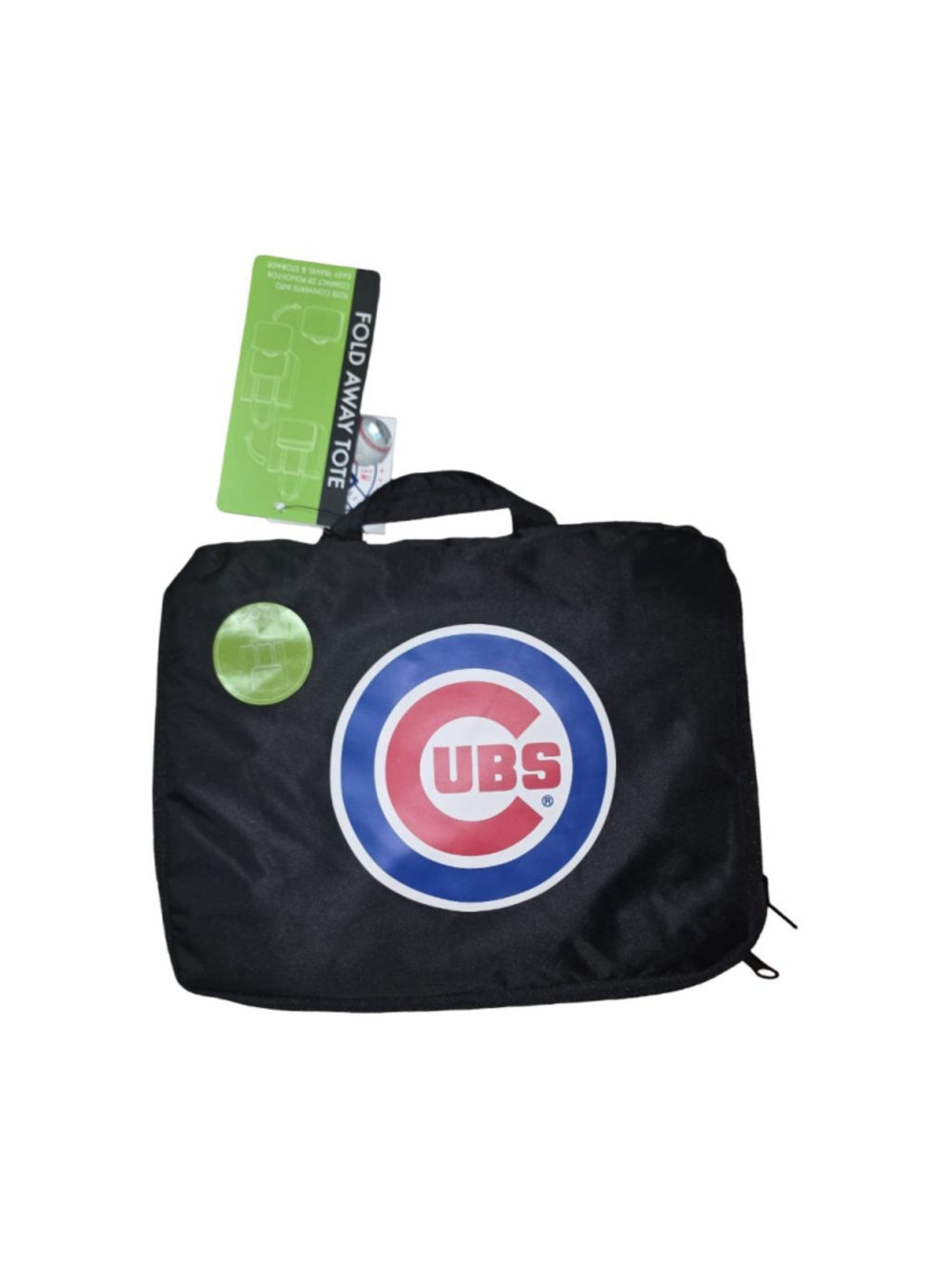 Women's Unbranded Black Red Cubs Fold Away Tote Bag One Size #273